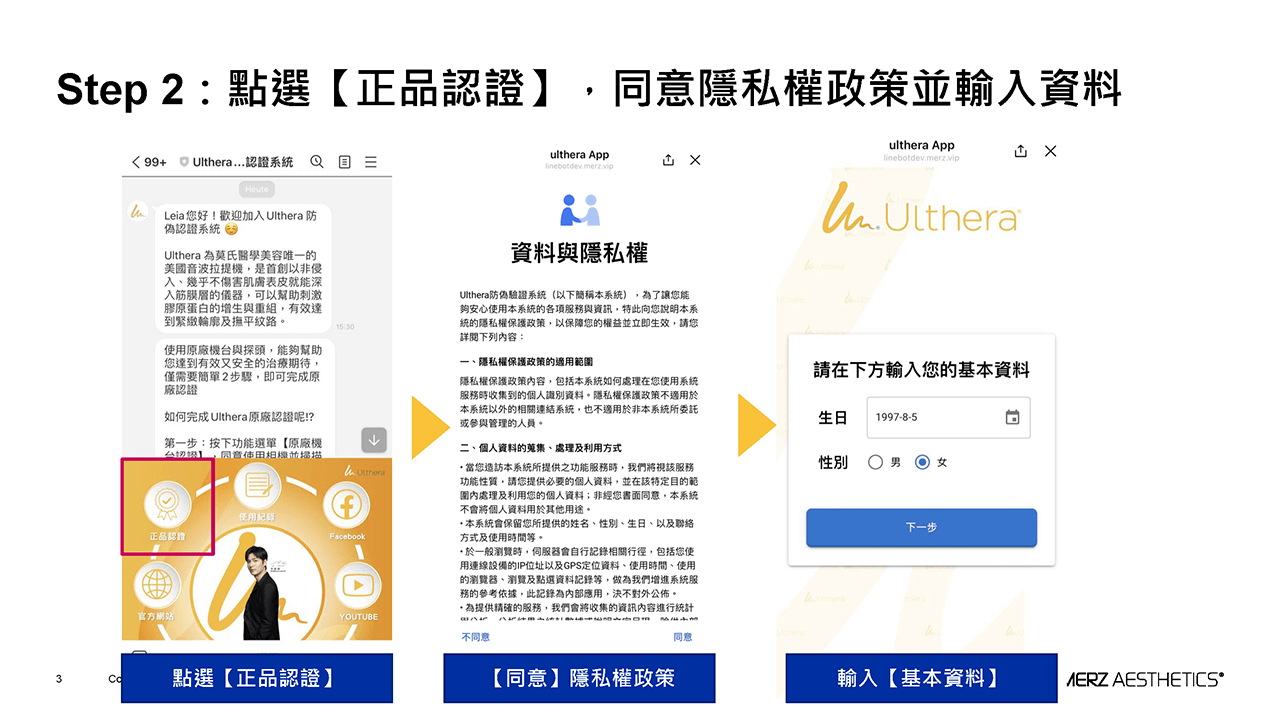 消費者認證系統SOP