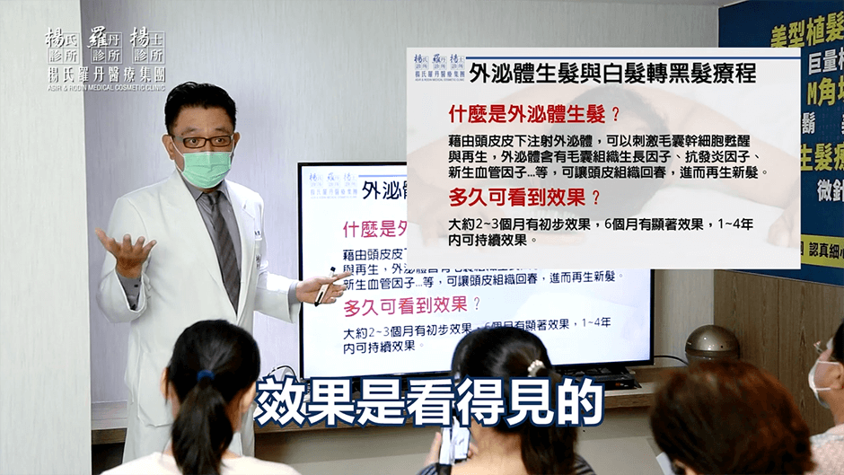 外泌體 生髮 落髮 三階段治療雄性禿