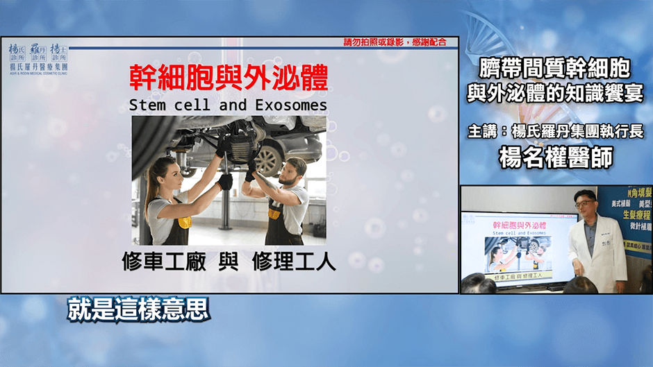 幹細胞 外泌體 抗衰老