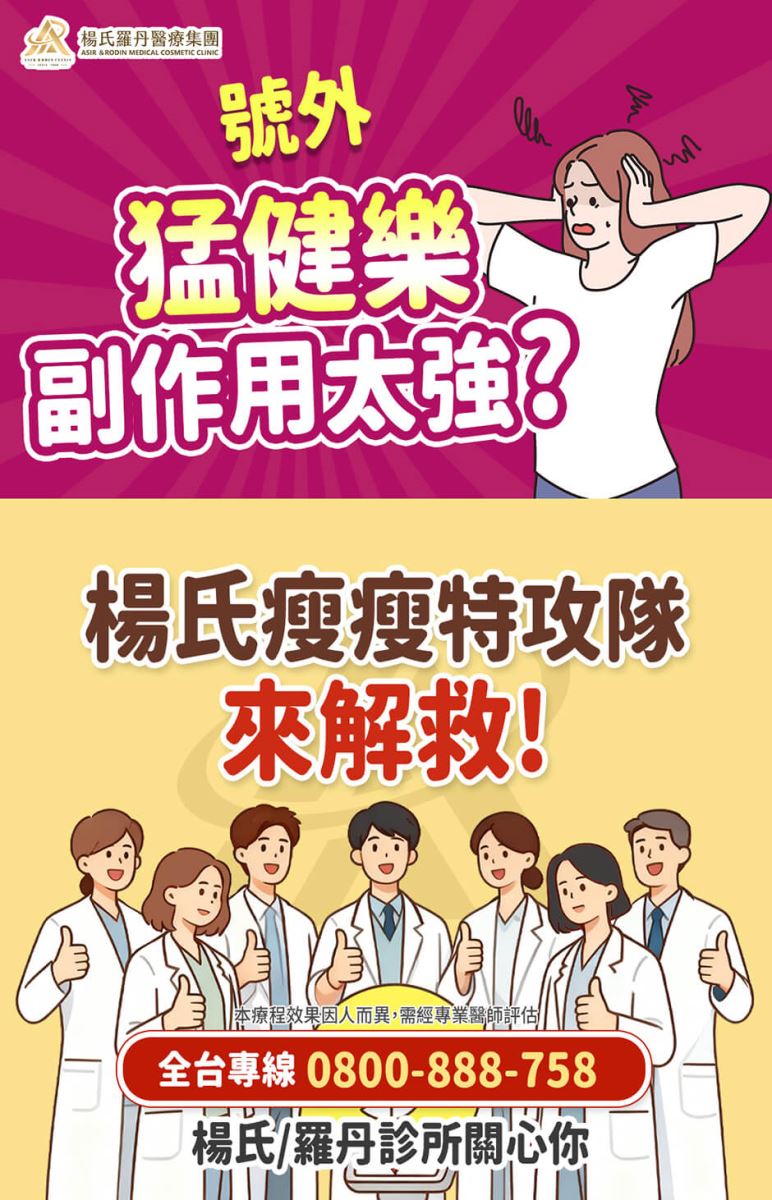 猛健樂 猛健樂副作用 瘦身