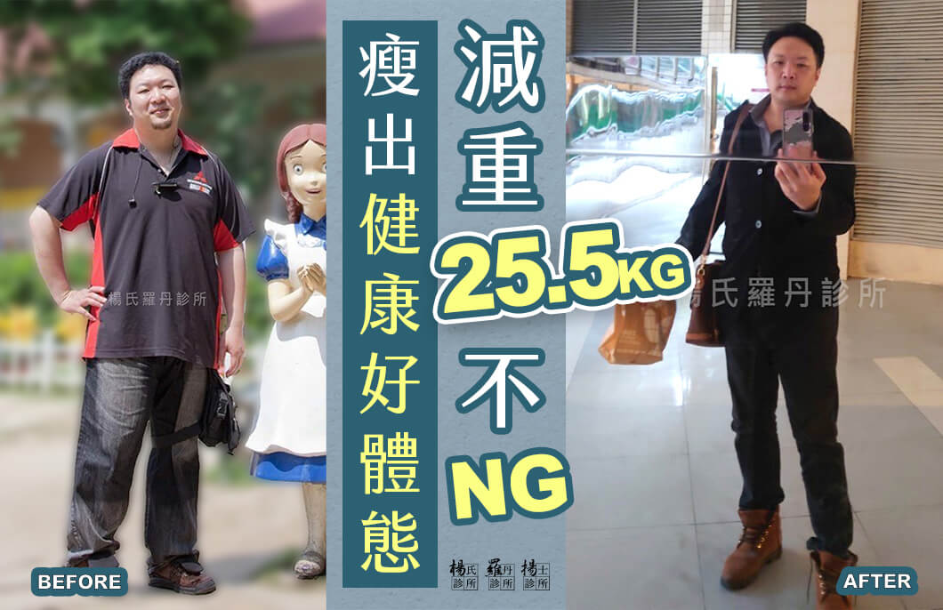 【減肥減重】瘦出健康好體態，減重25.5公斤不NG