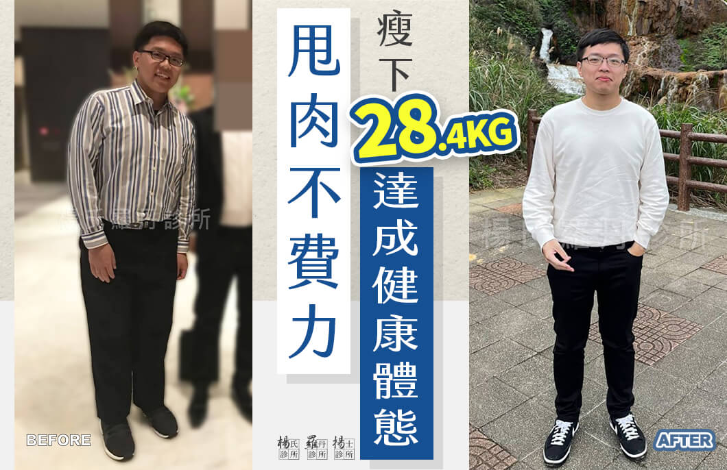 【減肥減重】甩肉不費力，瘦下28.4公斤達成健康體態