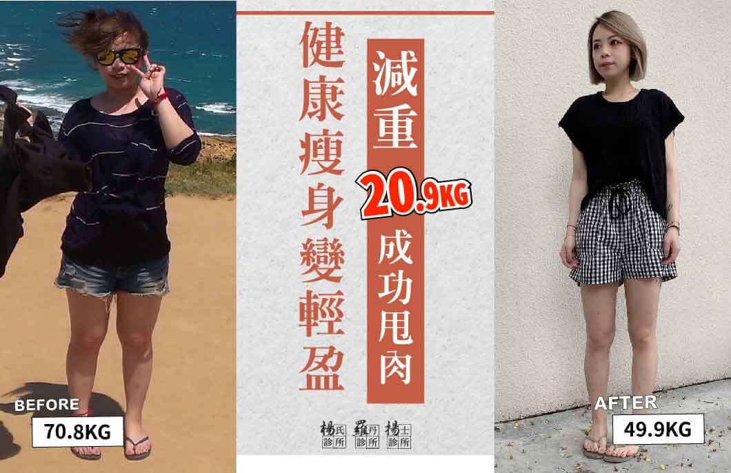 【減肥減重】健康瘦身變輕盈，減重20.9公斤成功甩肉